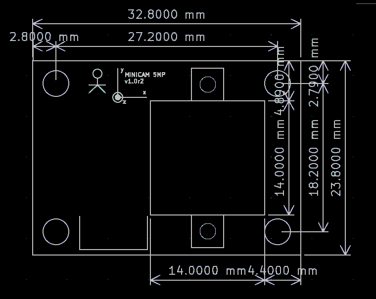 CAM0510R dimensions